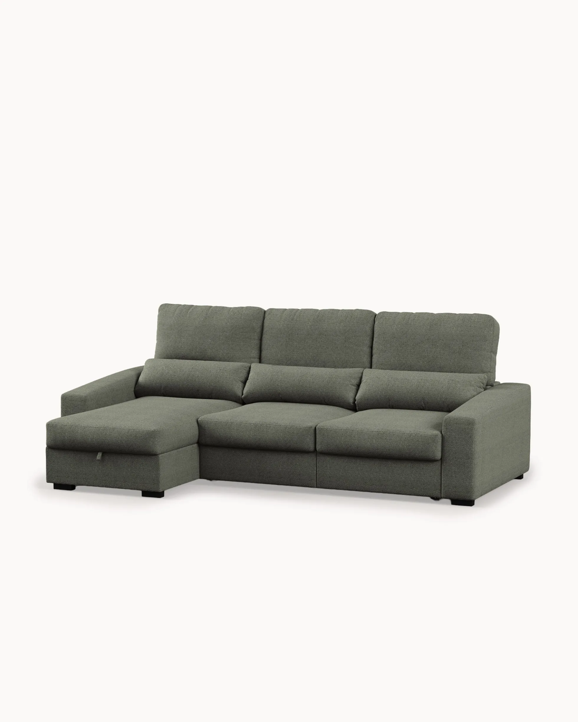 Sofá chaise longue reversível ALABAMA com cama e baú