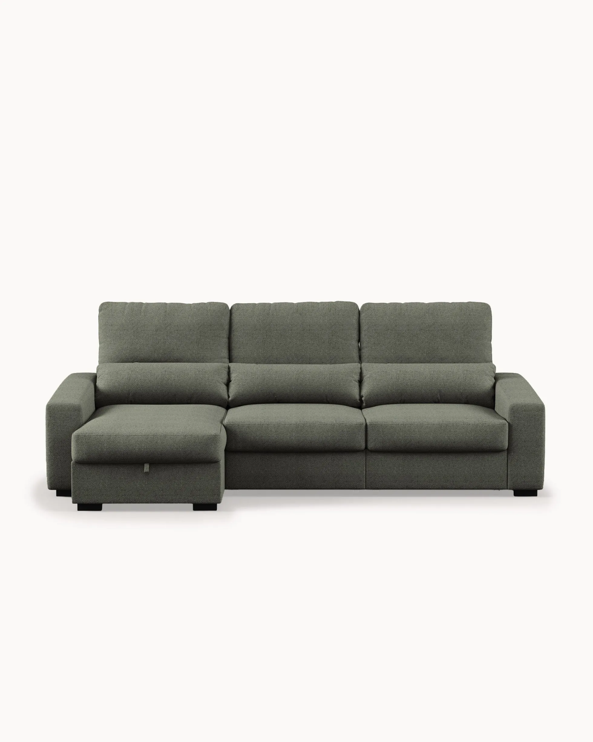 Sofá chaise longue reversível ALABAMA com cama e baú