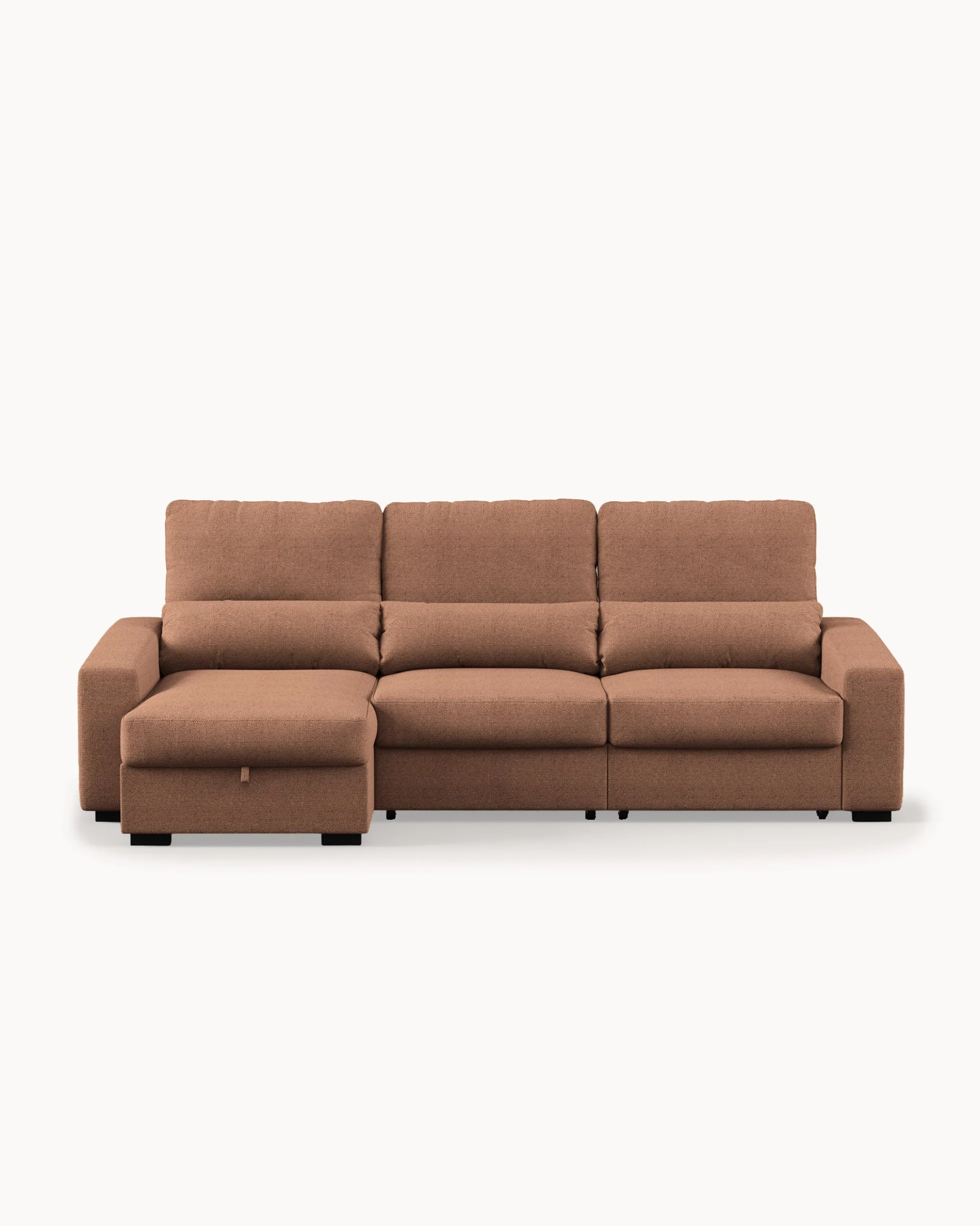 Sofá chaise longue reversível ALABAMA com cama e baú