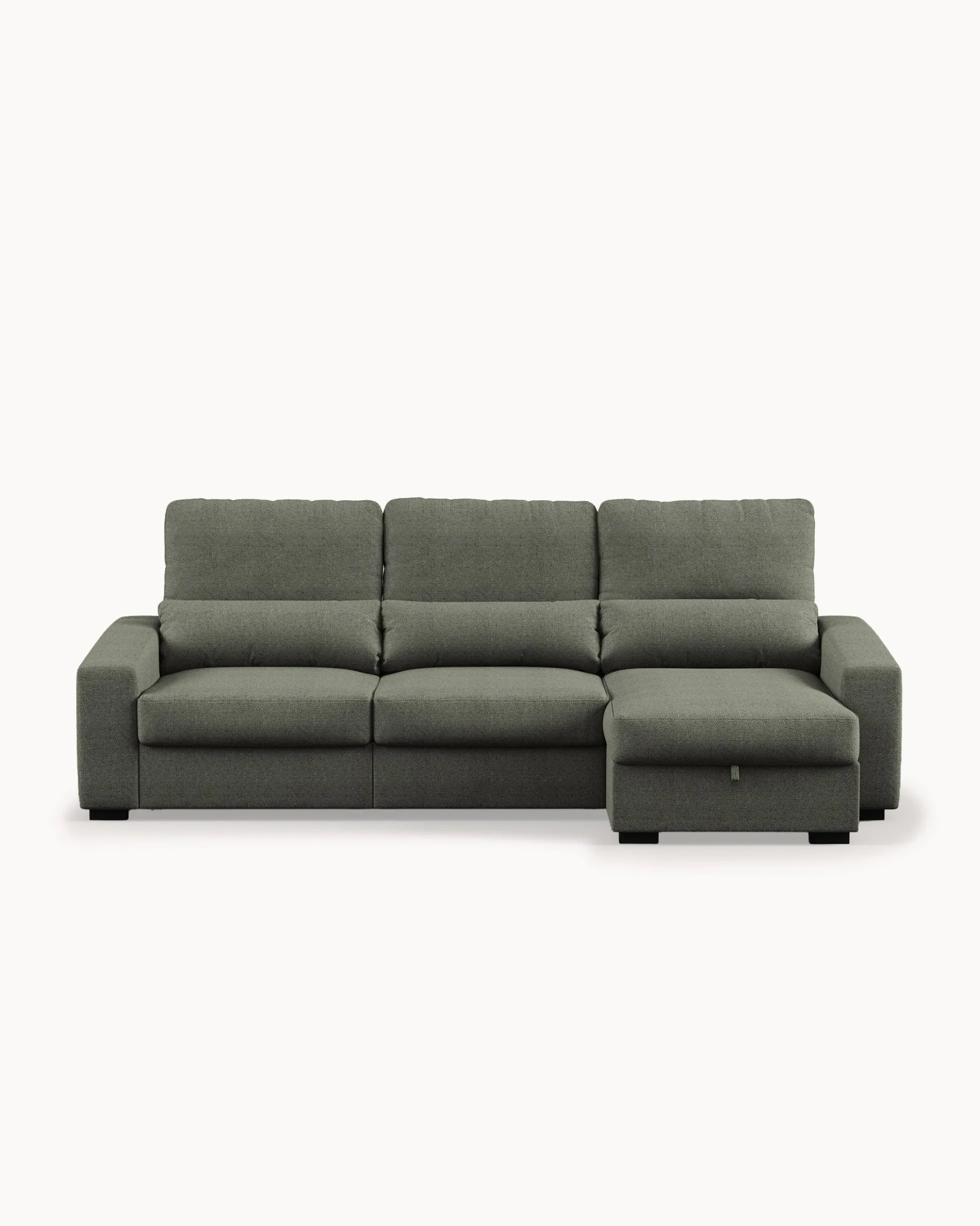 Sofá chaise longue reversível ALABAMA com cama e baú