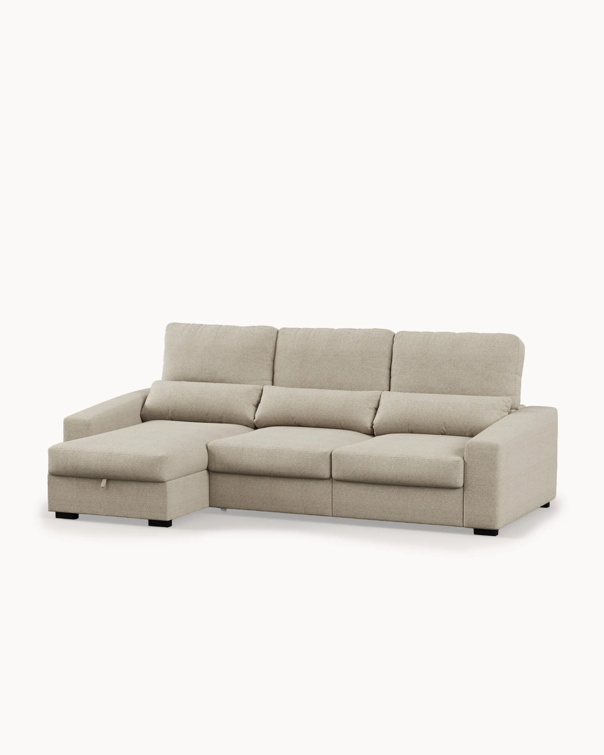 Sofá chaise longue reversível ALABAMA com cama e baú