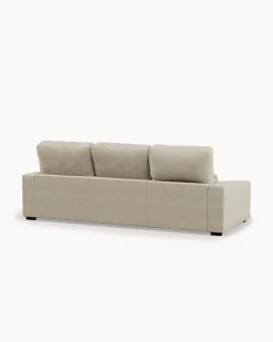 Sofá chaise longue reversível ALABAMA com cama e baú