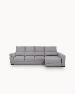 Sofá chaise longue reversível SAFIRA com baú