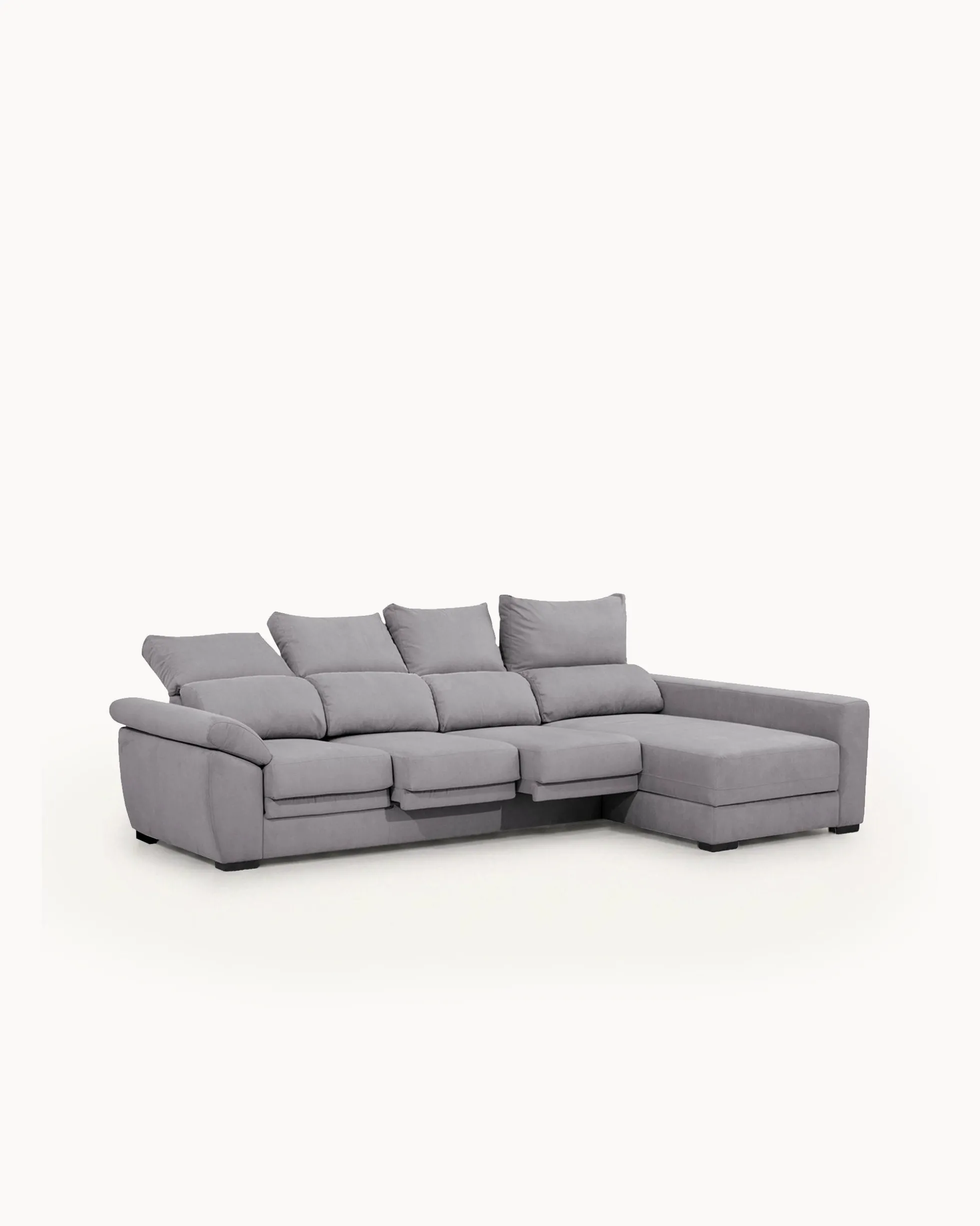 Sofá chaise longue reversível SAFIRA com baú