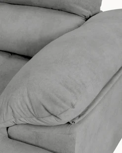 Sofá de canto PARMA com chaise longue e cama