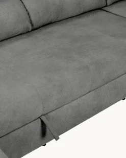 Sofá de canto PARMA com chaise longue e cama