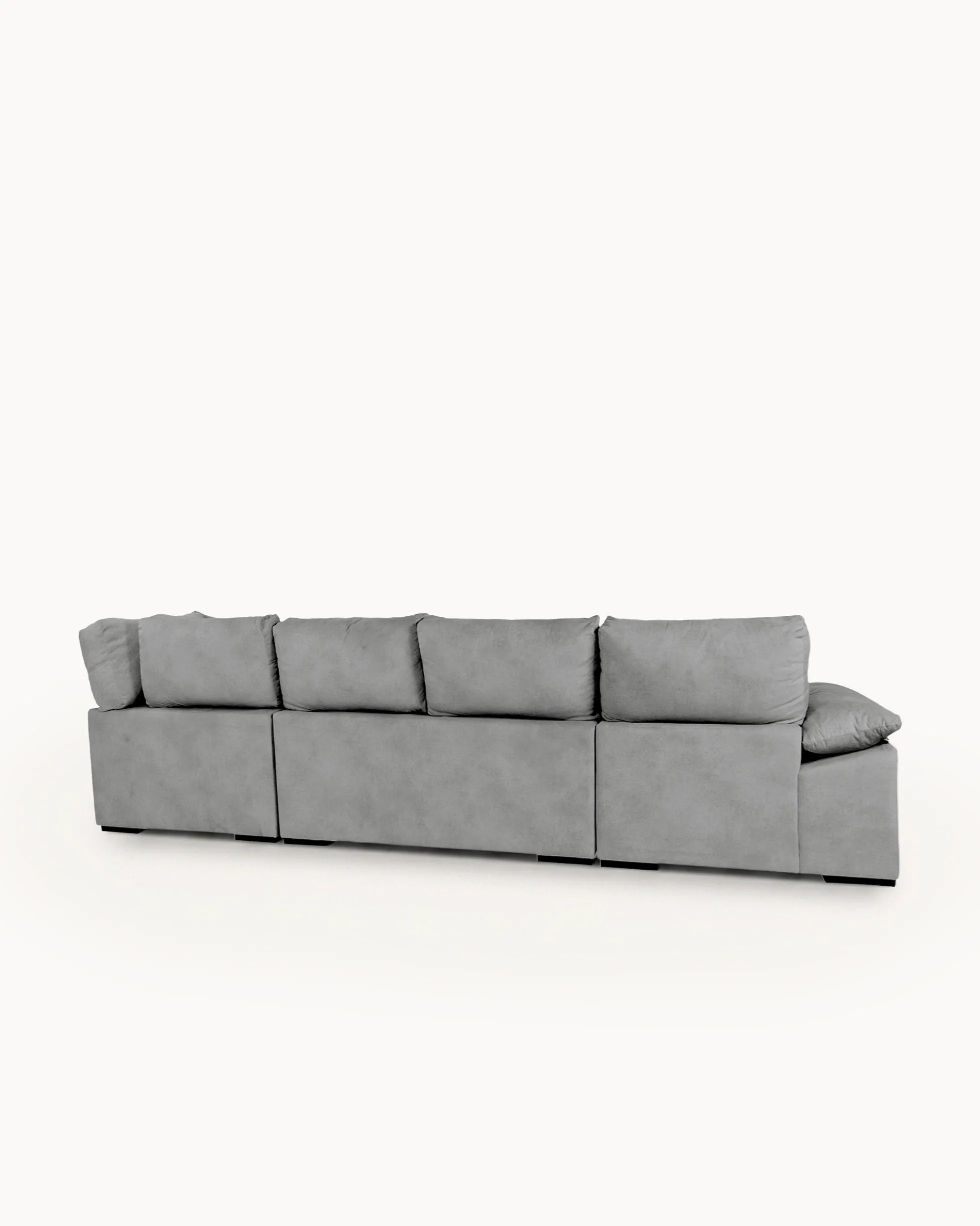 Sofá de canto PARMA com chaise longue e cama