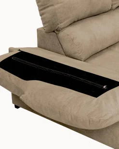 Sofá de canto PARMA com chaise longue e cama