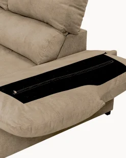 Sofá de canto PARMA com chaise longue e cama