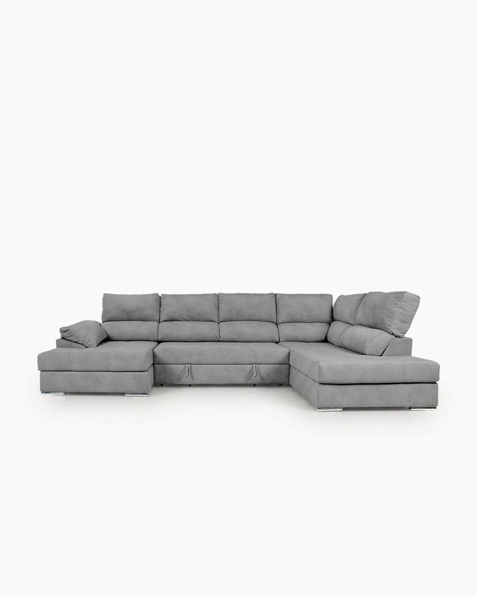 Sofá de canto PARMA com chaise longue e cama