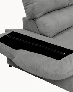 Sofá de canto PARMA com chaise longue e cama