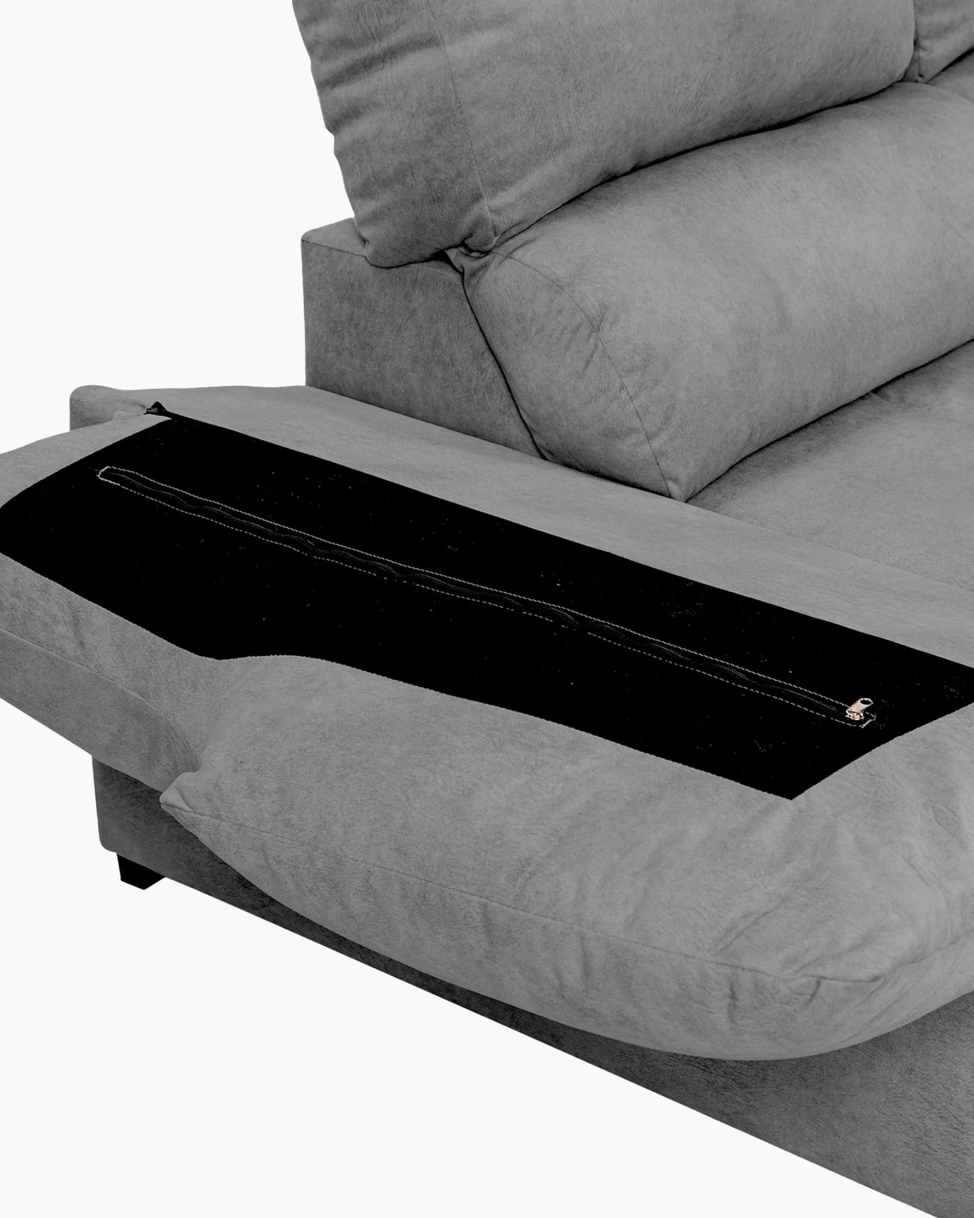 Sofá de canto PARMA com chaise longue e cama