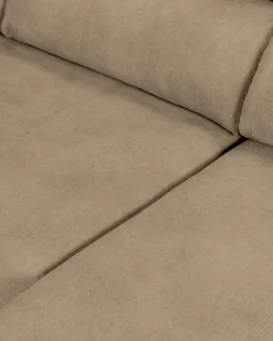 Sofá de canto PARMA com chaise longue e cama