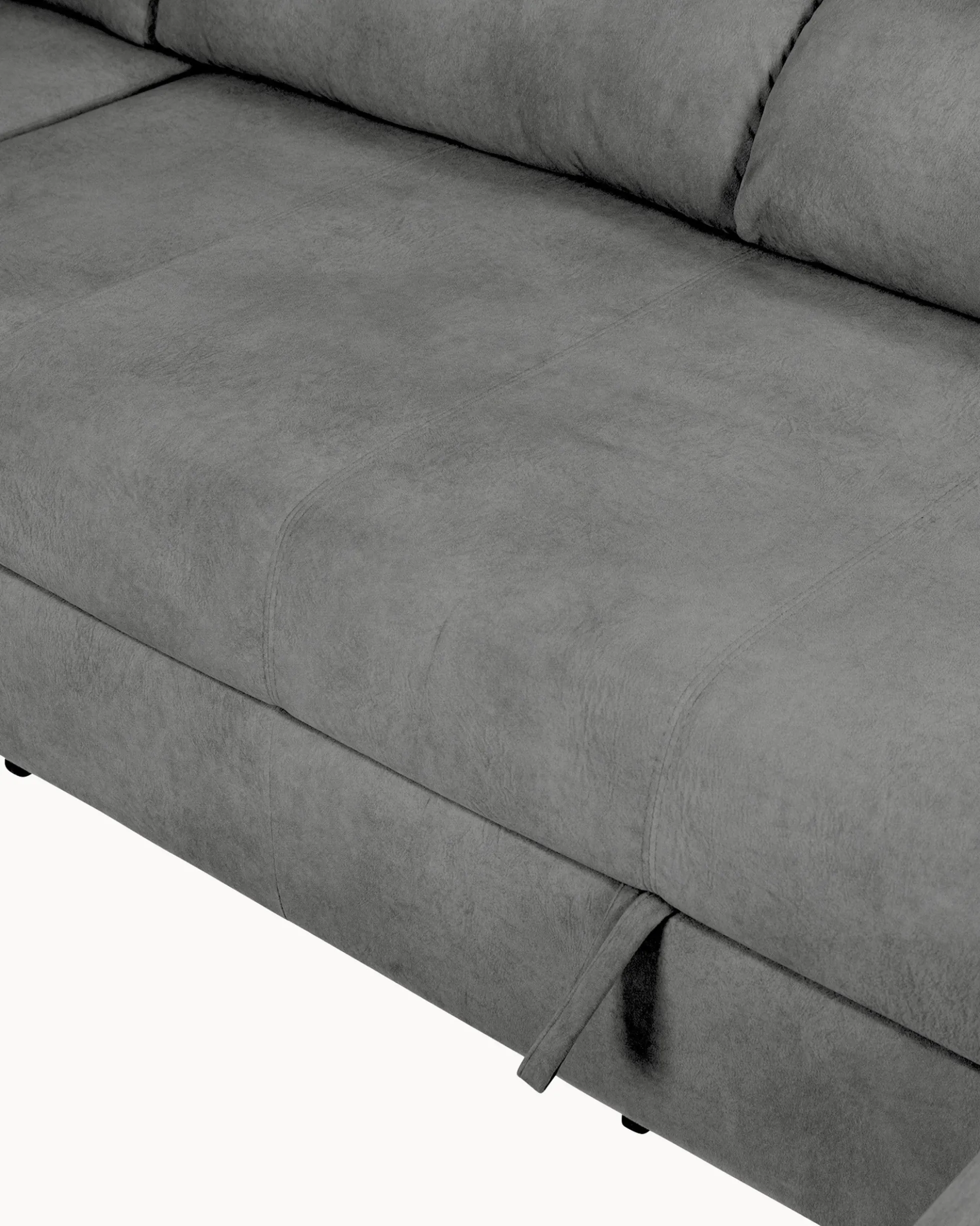 Sofá de canto PARMA com chaise longue e cama