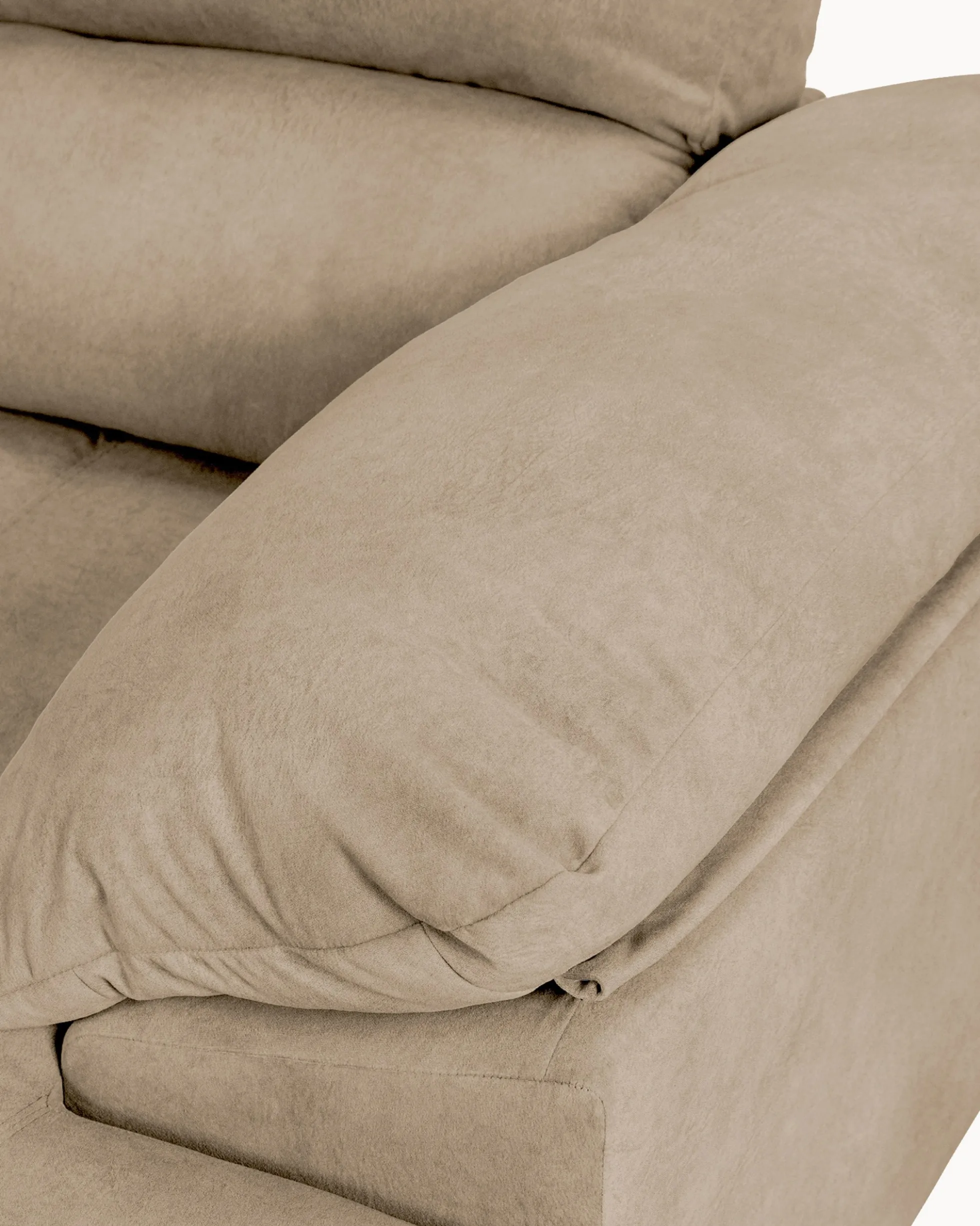 Sofá de canto PARMA com chaise longue e cama