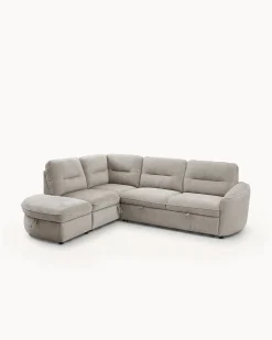Sofá de canto VIANA com cama e baú