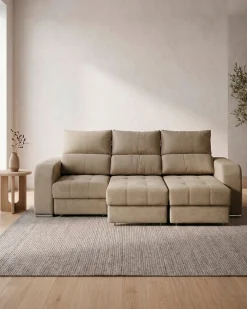 Sofá 3 lugares DUBAI com cama de casal