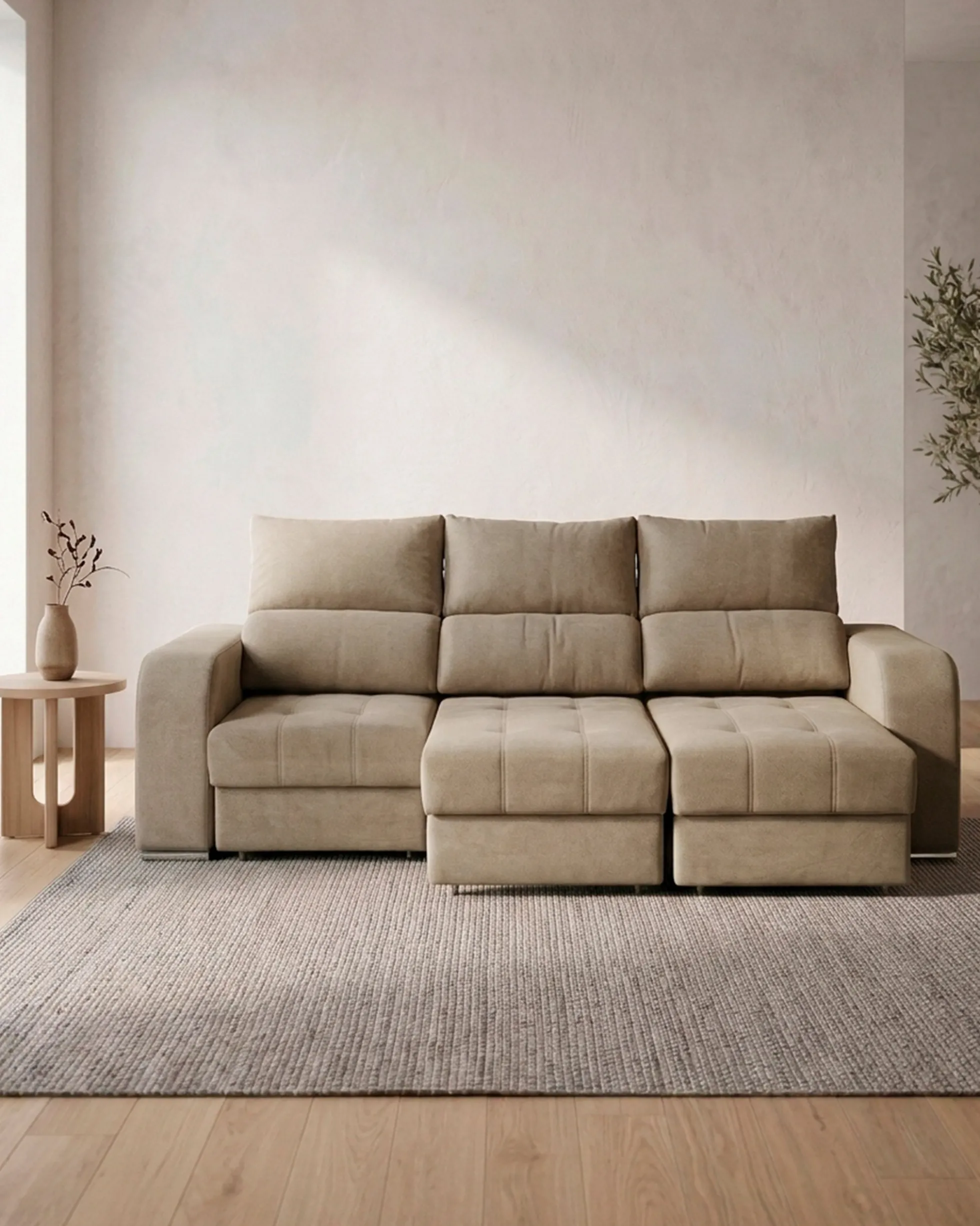 Sofá 3 lugares DUBAI com cama de casal