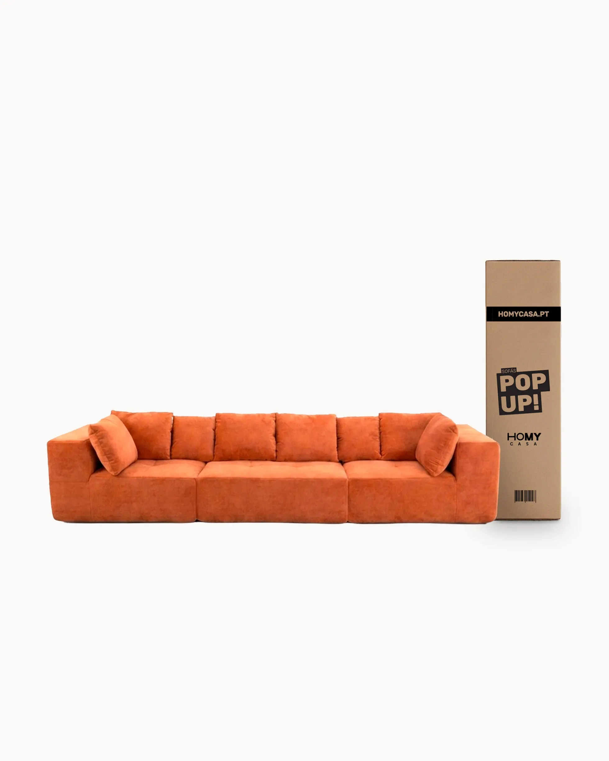 Sofás POP UP! Sofá 3 lugares EUGENE embalado a vácuo