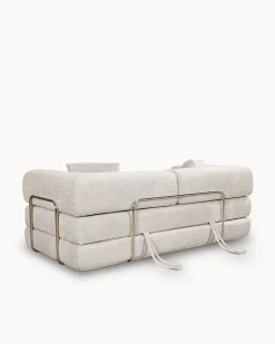 Sofás POP UP! Sofá 3 lugares OPEN com cama embalado a vácuo