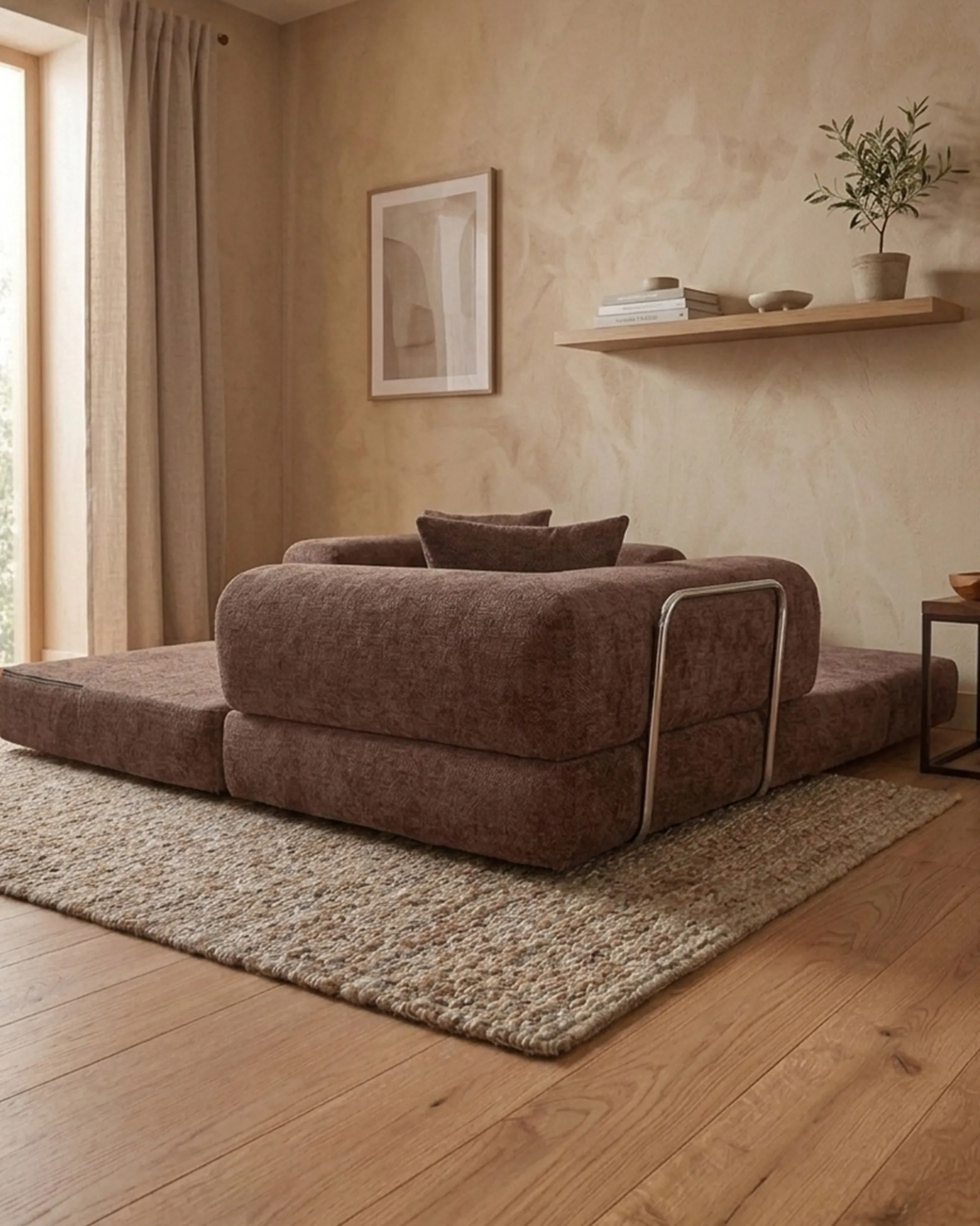 Sofás POP UP! Sofá 3 lugares OPEN com cama embalado a vácuo