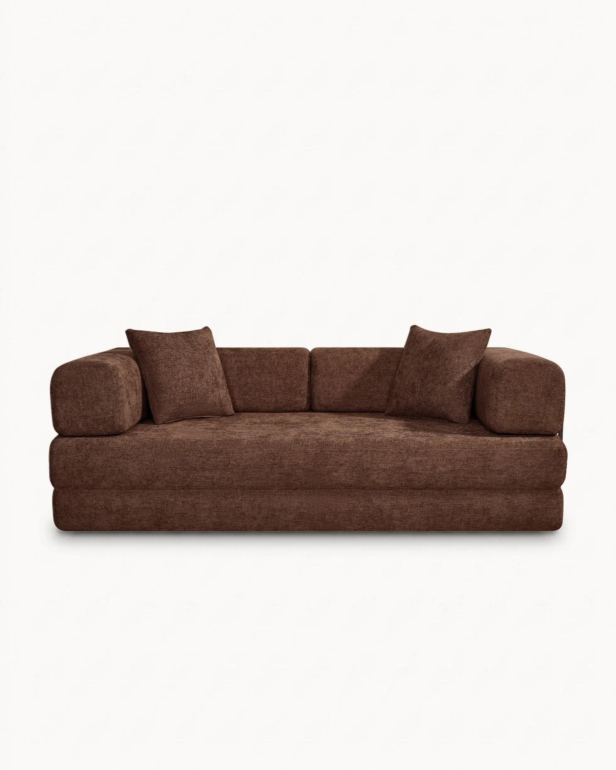 Sofás POP UP! Sofá 3 lugares OPEN com cama embalado a vácuo