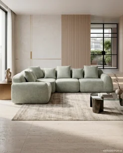 Sofás POP UP! Sofá modular de canto ZOEY embalado a vácuo