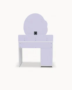 Toucador NAMI com espelho com iluminação LED e puff