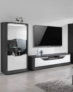 Vitrine MATERA com LED e 1 porta