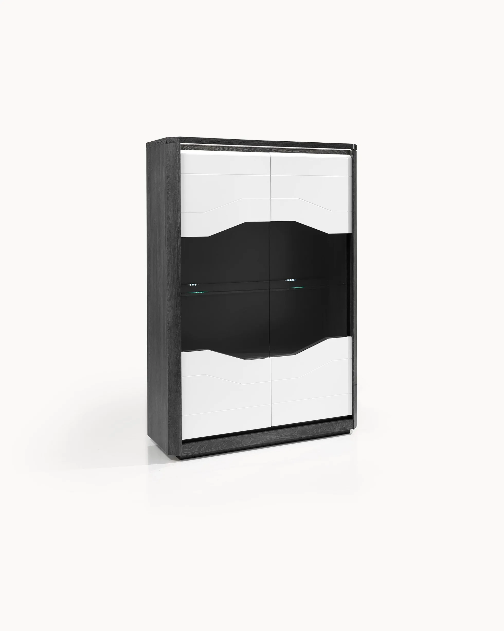 Vitrine MATERA com LED e 2 portas