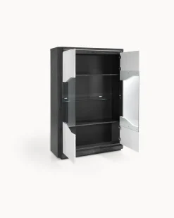 Vitrine MATERA com LED e 2 portas