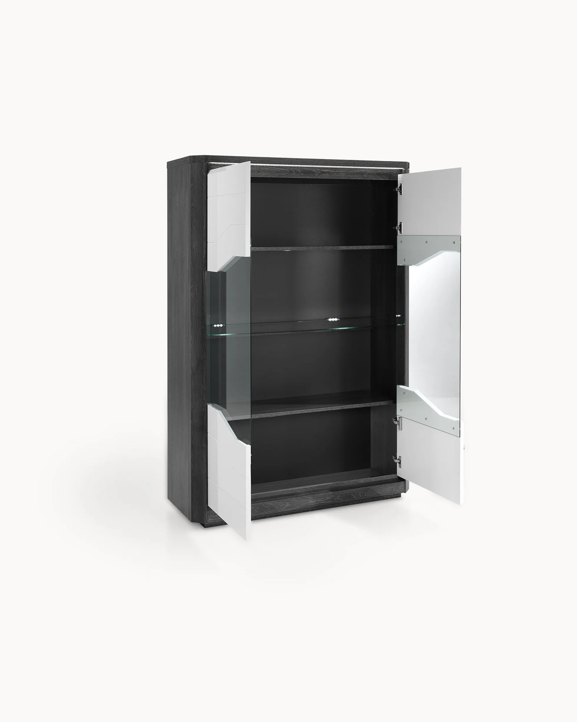 Vitrine MATERA com LED e 2 portas
