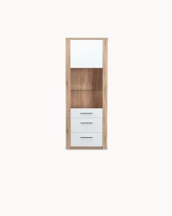 Vitrine PARIS com 1 porta e 3 gavetas