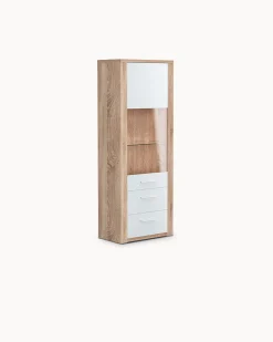 Vitrine PARIS com 1 porta e 3 gavetas