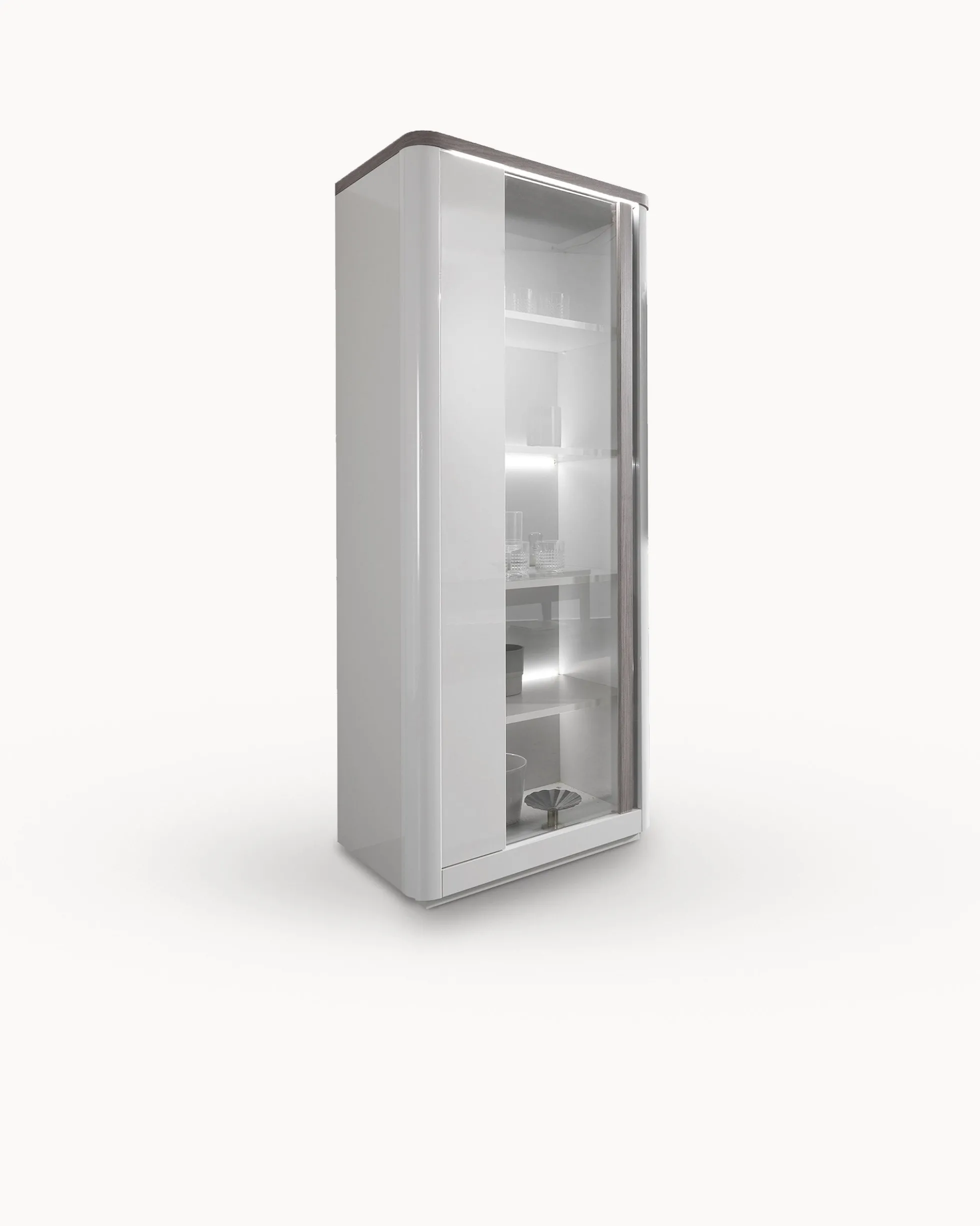 Vitrine PESARO com 1 porta e com LED