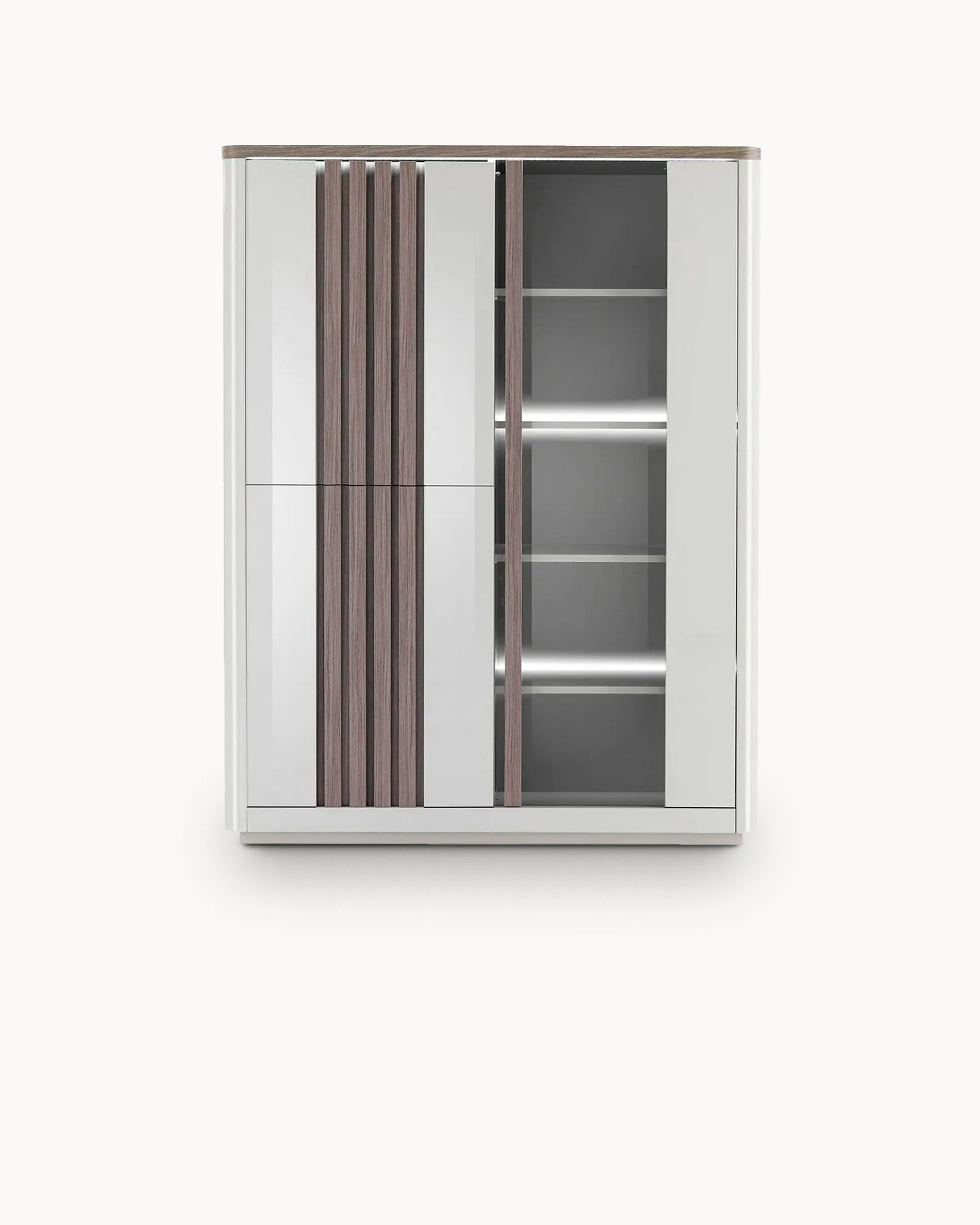 Vitrine PESARO com 3 portas e com LED