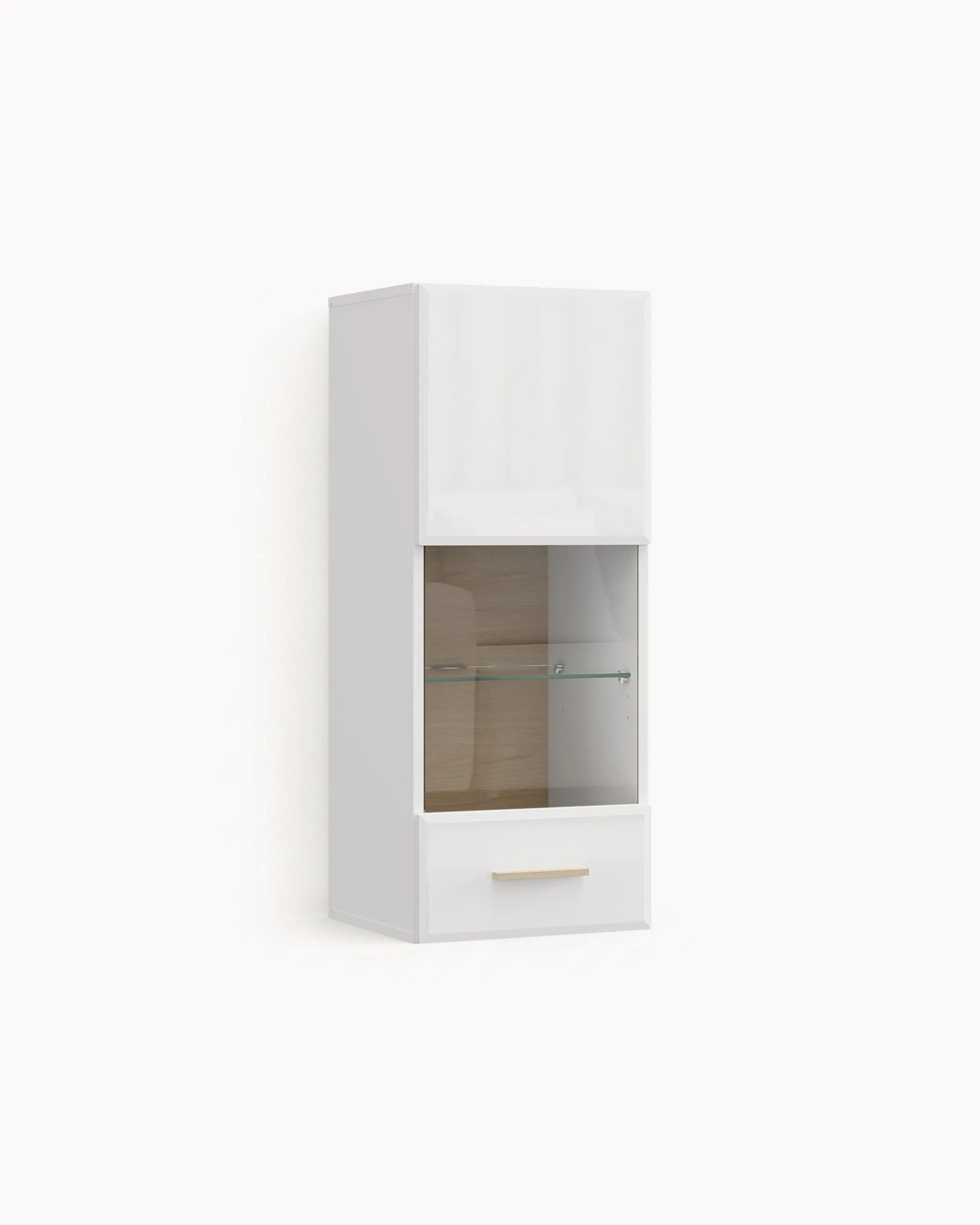 Vitrine suspensa CARLOW com 1 porta