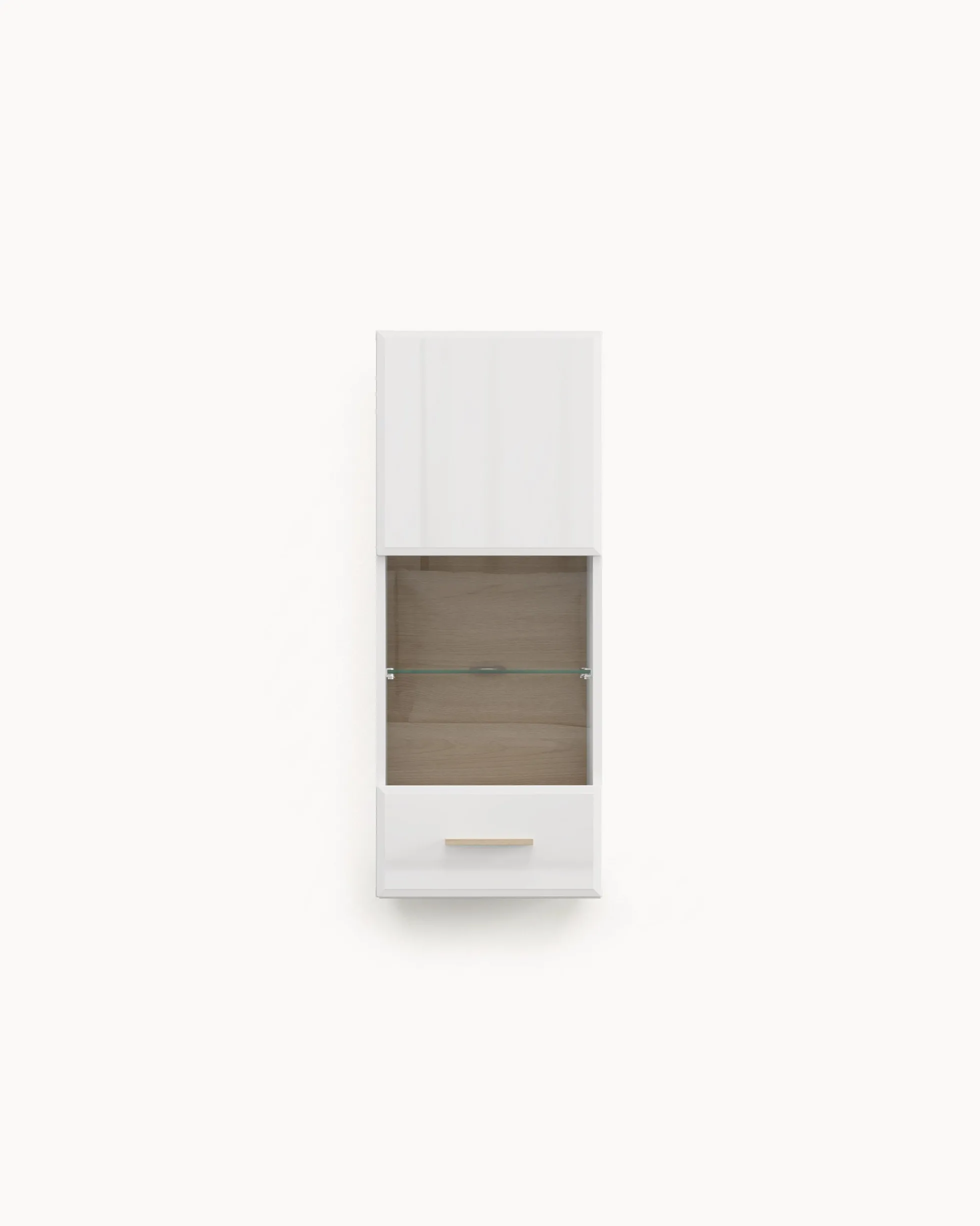 Vitrine suspensa CARLOW com 1 porta