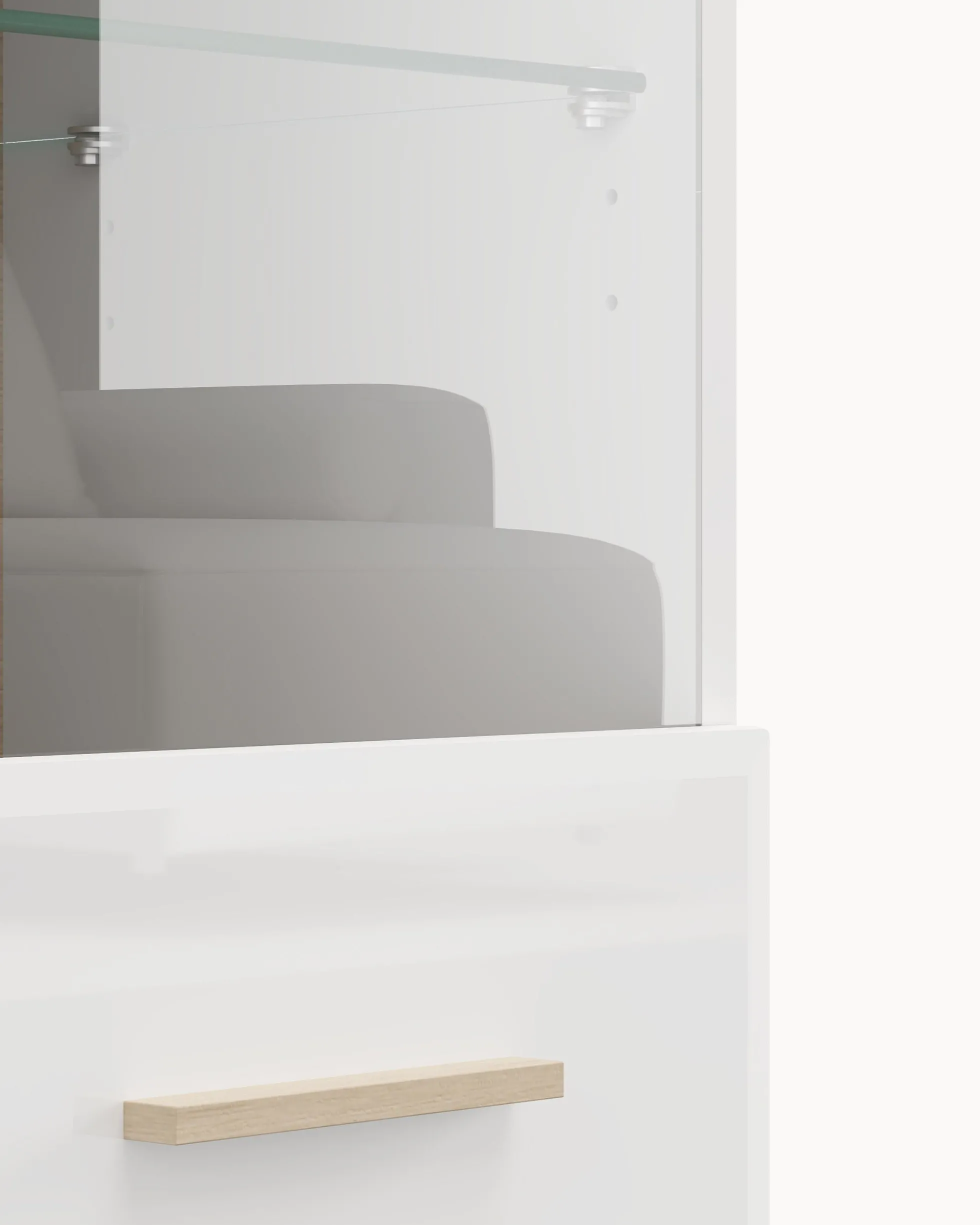 Vitrine suspensa CARLOW com 1 porta